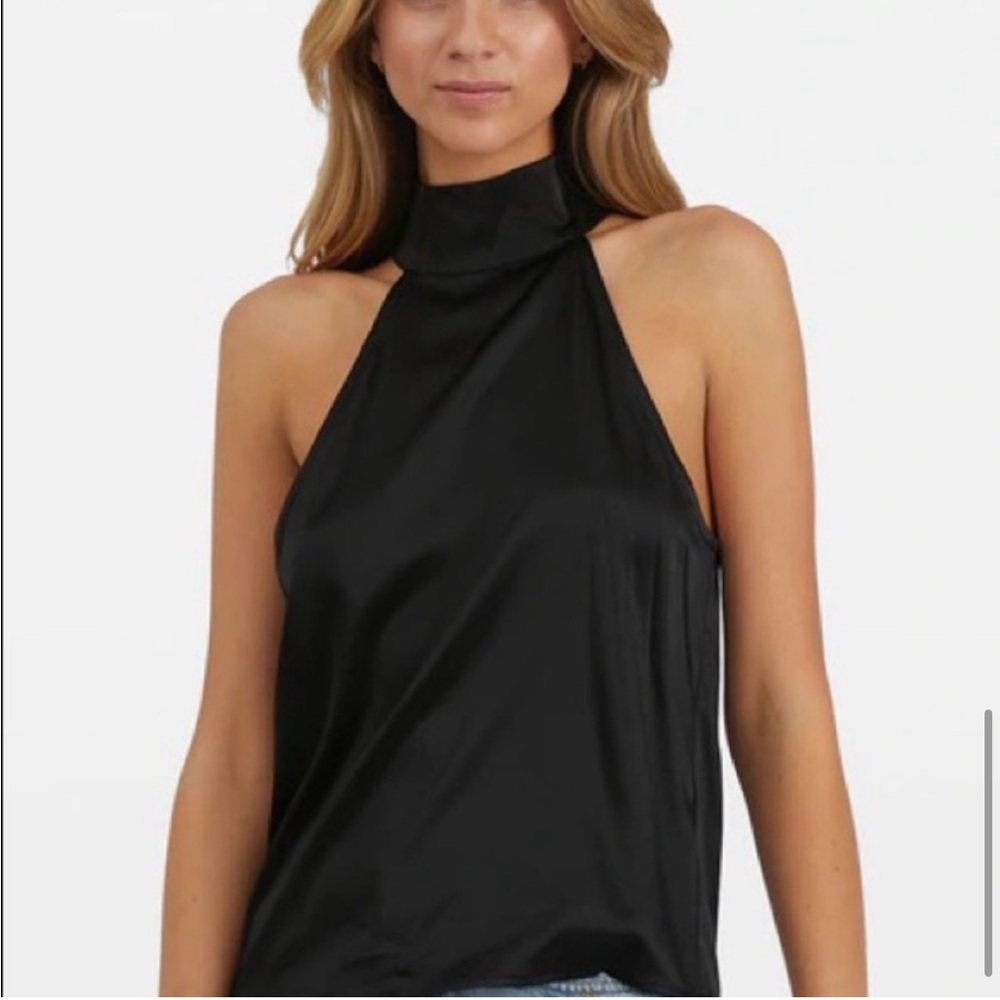 Anine Bing Sylvia Stretch Silk Top - Picture 7 of 7